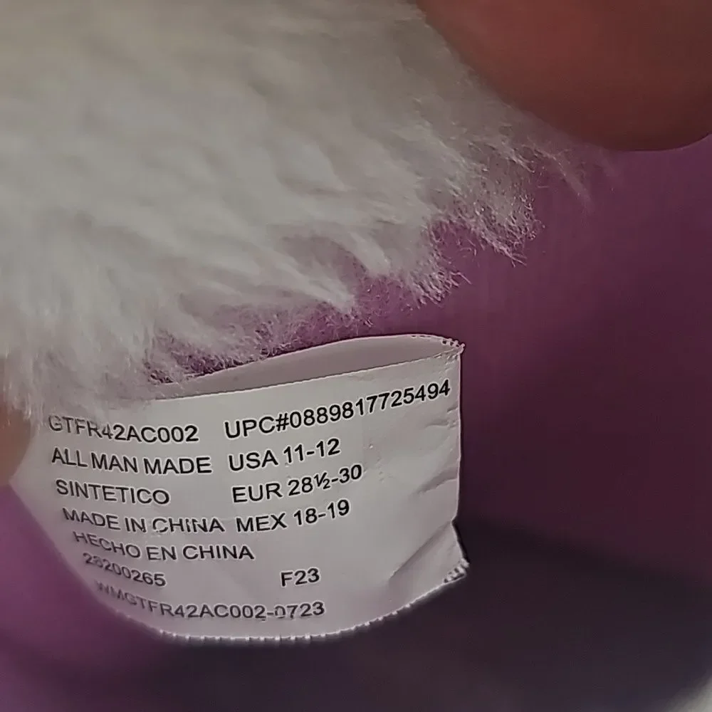 Disney Frozen little girls slip on slippers size 11-12